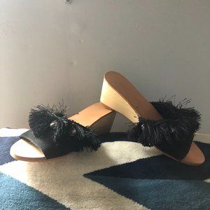 Llani Hidden Gem Fringed Mules